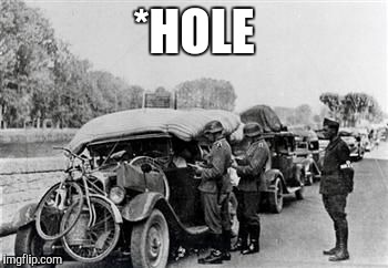 Grammar checkpoint | *HOLE | image tagged in grammar checkpoint | made w/ Imgflip meme maker