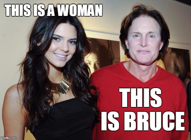 THIS IS A WOMAN THIS IS BRUCE | made w/ Imgflip meme maker