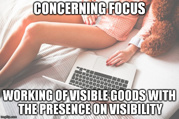 CONCERNING FOCUS WORKING OF VISIBLE GOODS WITH THE PRESENCE ON VISIBILITY | made w/ Imgflip meme maker