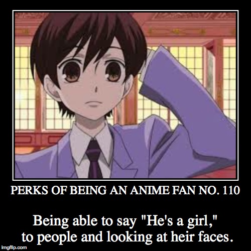 Perk no. 110 | image tagged in funny,demotivationals,perks of being an anime fan | made w/ Imgflip demotivational maker