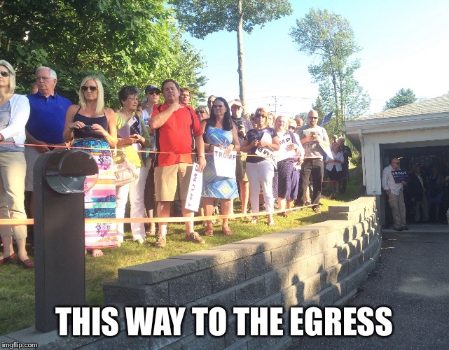 THIS WAY TO THE EGRESS | image tagged in this way to the egress | made w/ Imgflip meme maker