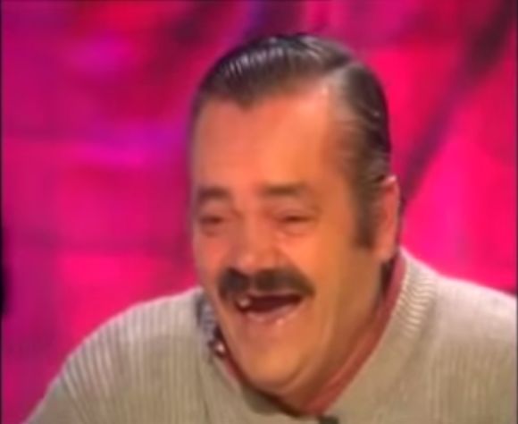 High Quality Shocking Interview Laugh Blank Meme Template
