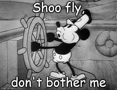 Shoo fly, don't bother me | made w/ Imgflip meme maker