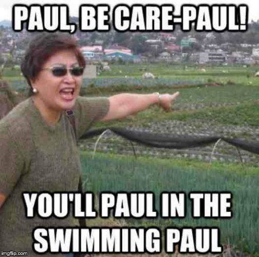 image tagged in imgflip,swimming pool,fall,carefull | made w/ Imgflip meme maker