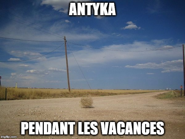 ANTYKA PENDANT LES VACANCES | made w/ Imgflip meme maker