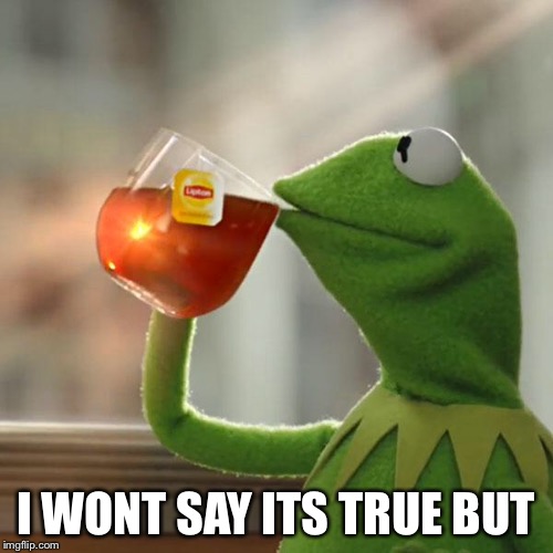 But That's None Of My Business Meme | I WONT SAY ITS TRUE BUT | image tagged in memes,but thats none of my business,kermit the frog | made w/ Imgflip meme maker