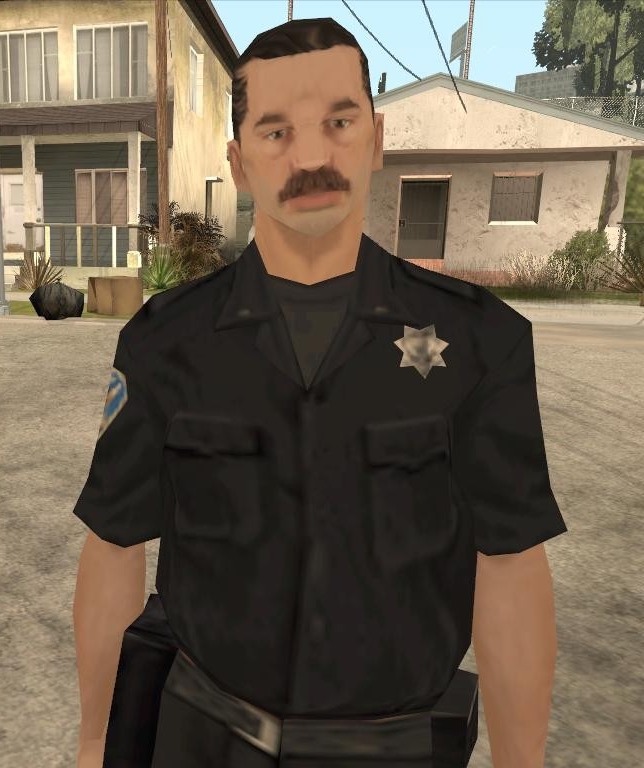 gta sa cop Blank Meme Template