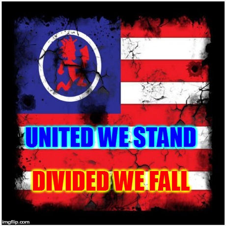 UNITED WE STAND DIVIDED WE FALL | made w/ Imgflip meme maker