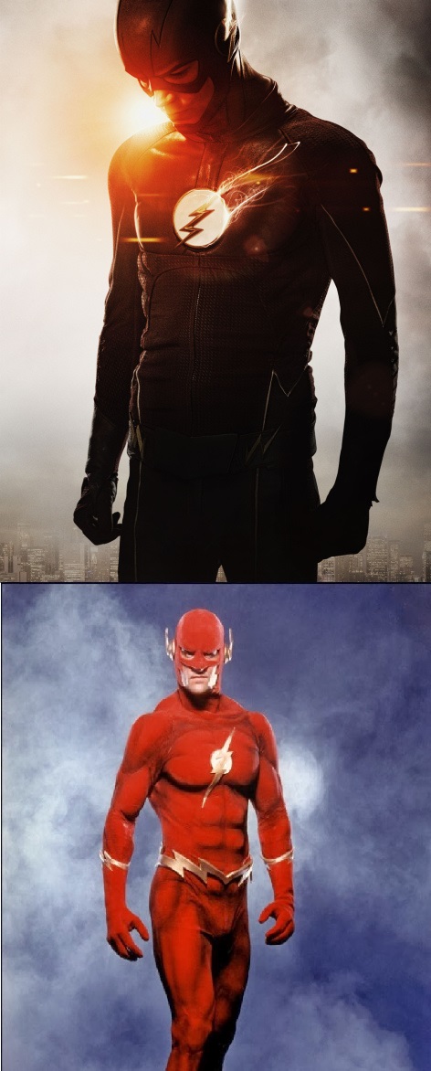 The Flash New and Old Blank Meme Template