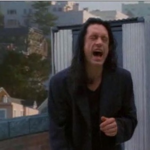 High Quality Tommy Wiseau Hit Her Blank Meme Template