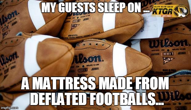 deflated air mattress meme