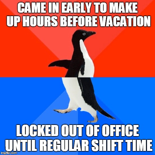locked out of office