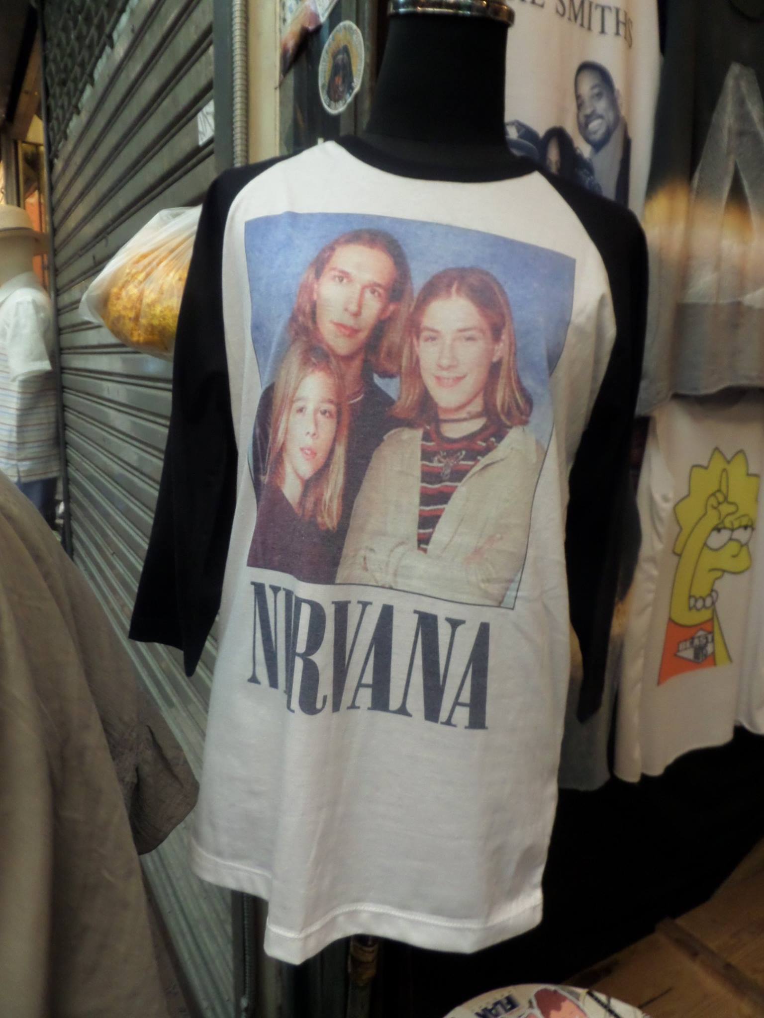 High Quality Hanson Nirvana t-shirt Blank Meme Template
