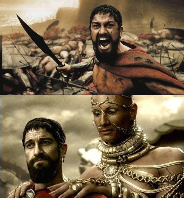 Leonidas mistake Blank Meme Template