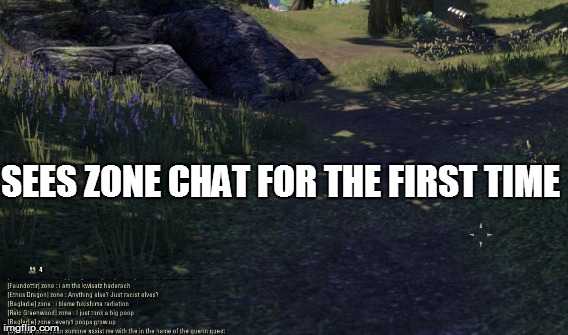 SEES ZONE CHAT FOR THE FIRST TIME | made w/ Imgflip meme maker