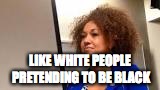 LIKE WHITE PEOPLE PRETENDING TO BE BLACK | made w/ Imgflip meme maker