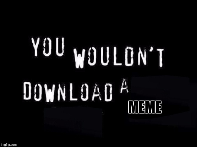 You wouldnt download a | MEME | image tagged in you wouldnt download a | made w/ Imgflip meme maker