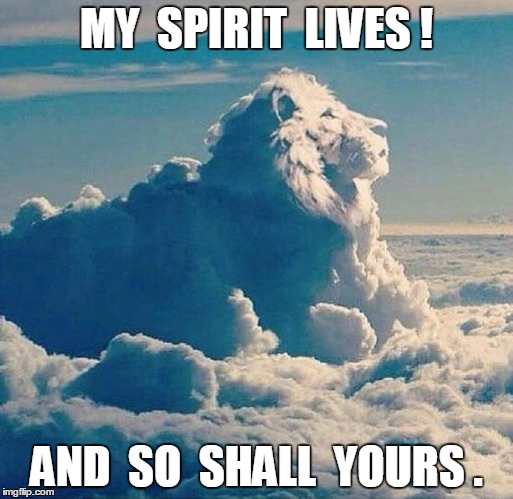 MY  SPIRIT  LIVES ! AND  SO  SHALL  YOURS . | image tagged in inspirational,inspiration,encouragement,joy,spirituality | made w/ Imgflip meme maker