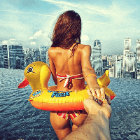 Lead Around The World | image tagged in gifs,murad osmann,photography,travel | made w/ Imgflip images-to-gif maker