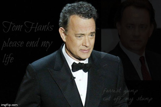 image tagged in tom hanks end my life | made w/ Imgflip meme maker