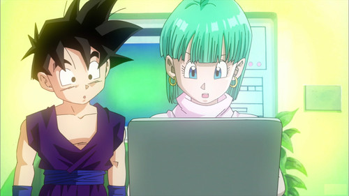 Gohan and Bulma Blank Meme Template