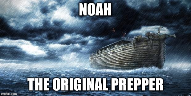 noahs ark | NOAH THE ORIGINAL PREPPER | image tagged in noahs ark | made w/ Imgflip meme maker