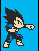 vegeta  | image tagged in gifs,dragon ball z | made w/ Imgflip images-to-gif maker