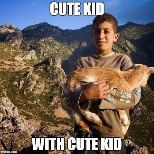 CUTE KID WITH CUTE KID | made w/ Imgflip meme maker