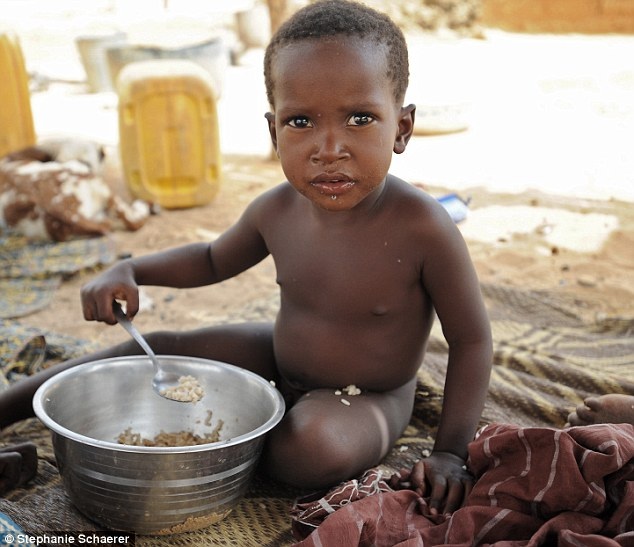 Hungry african Blank Meme Template