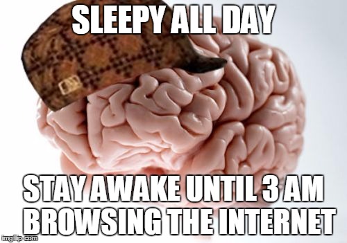 brain | SLEEPY ALL DAY STAY AWAKE UNTIL 3 AM 
BROWSING THE INTERNET | image tagged in memes,scumbag brain | made w/ Imgflip meme maker
