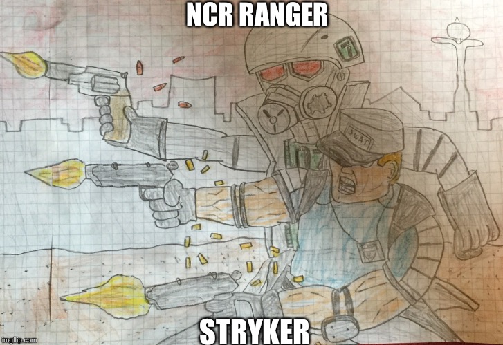 STRYKER NCR RANGER | image tagged in police | made w/ Imgflip meme maker