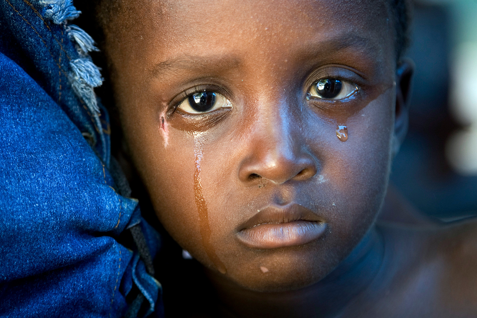 Image result for crying african child