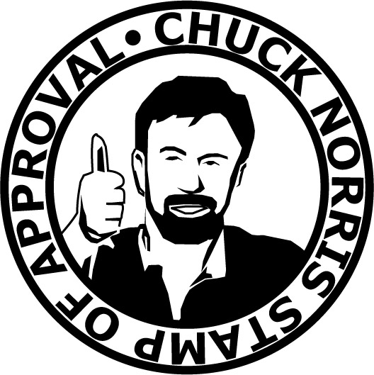 Chuck Norris Stamp Of Approval Blank Meme Template