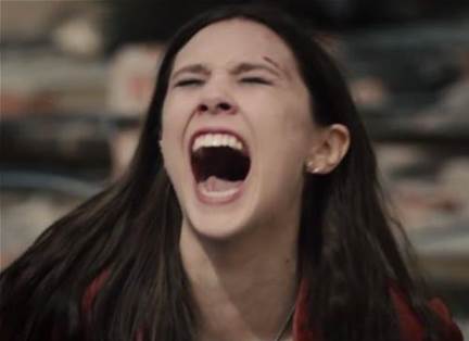 High Quality Screaming Scarlet Witch Blank Meme Template