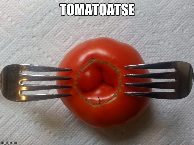 My garden is gross | TOMATOATSE | image tagged in tomato,goatse | made w/ Imgflip meme maker