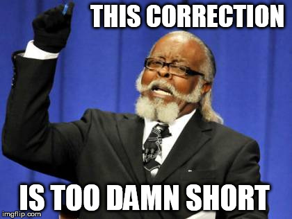 Too Damn High Meme | THIS CORRECTION IS TOO DAMN SHORT | image tagged in memes,too damn high | made w/ Imgflip meme maker