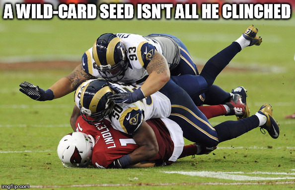 A WILD-CARD SEED ISN'T ALL HE CLINCHED | made w/ Imgflip meme maker