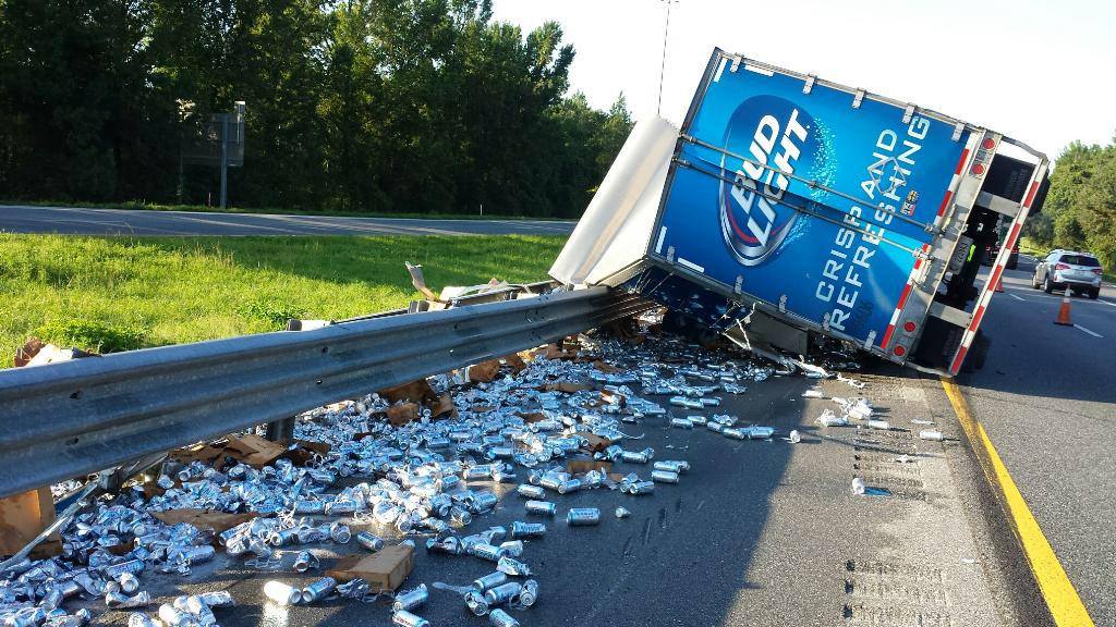 Beer Truck Crash Blank Meme Template