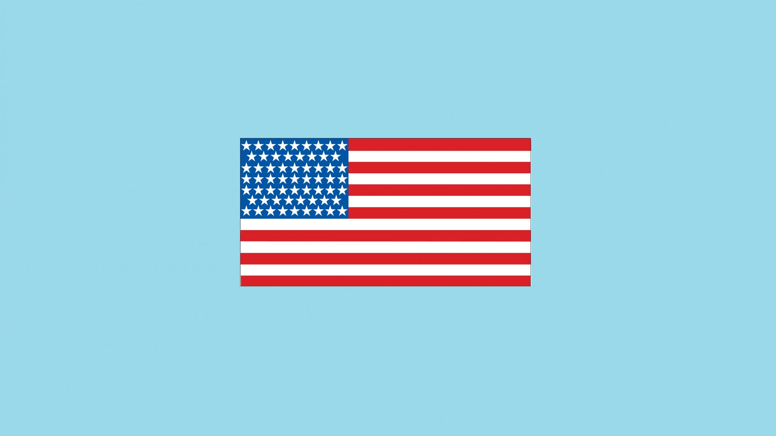 American Flag with Border Blank Meme Template
