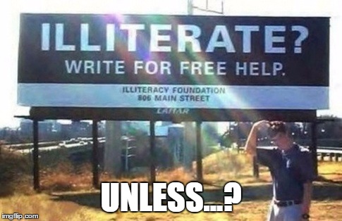 UNLESS...? | image tagged in caint reed shiz | made w/ Imgflip meme maker