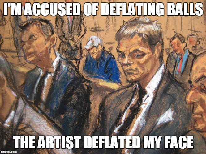 I'M ACCUSED OF DEFLATING BALLS THE ARTIST DEFLATED MY FACE | image tagged in bradysketch | made w/ Imgflip meme maker