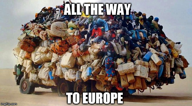 ALL THE WAY TO EUROPE | image tagged in diversity | made w/ Imgflip meme maker