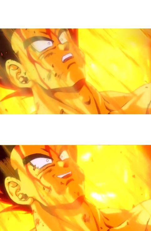 High Quality Bardock meme Blank Meme Template