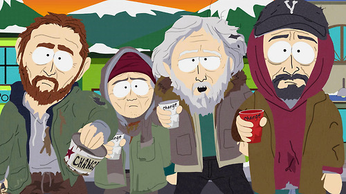 South Park - Change? Night of the Living Homeless Blank Meme Template