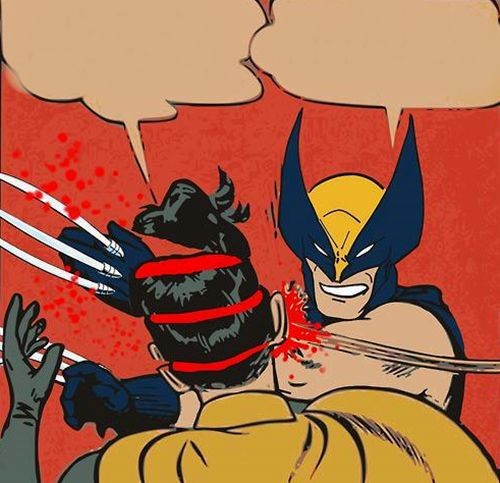 Wolverine Robin Blank Meme Template