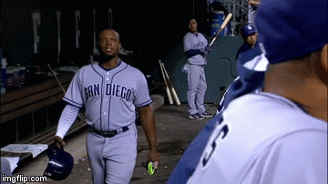 Justin Upton throws helmet into Yadier Alonso face