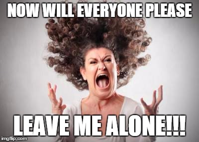 LEAVE ME ALONE!!! | NOW WILL EVERYONE PLEASE LEAVE ME ALONE!!! | image tagged in pissed,leave me alone | made w/ Imgflip meme maker
