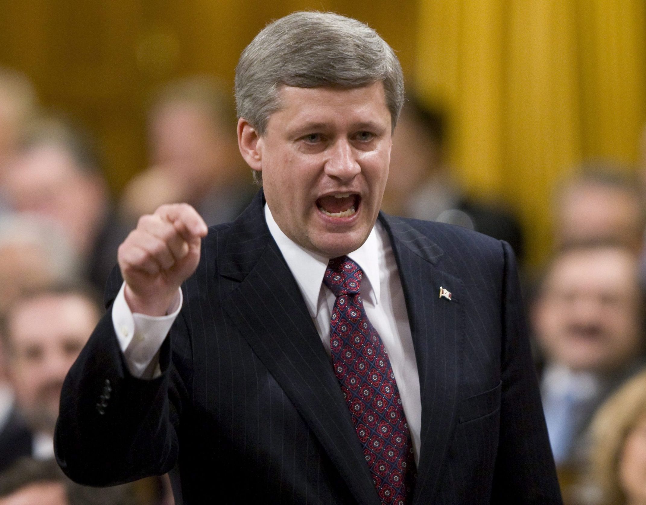 Stephen Harper's got your nose Blank Meme Template