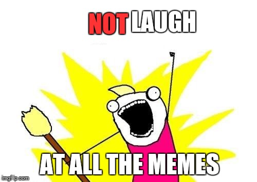 X All The Y Meme | LAUGH AT ALL THE MEMES NOT | image tagged in memes,x all the y | made w/ Imgflip meme maker