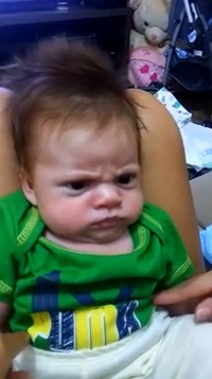 Angry Baby Blank Meme Template